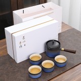 粗陶功夫茶具小套裝陶瓷創(chuàng)意禮盒家用商務活動禮品伴手禮